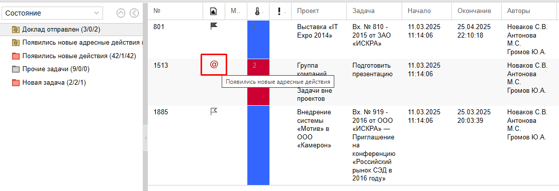 Адресные сообщения
